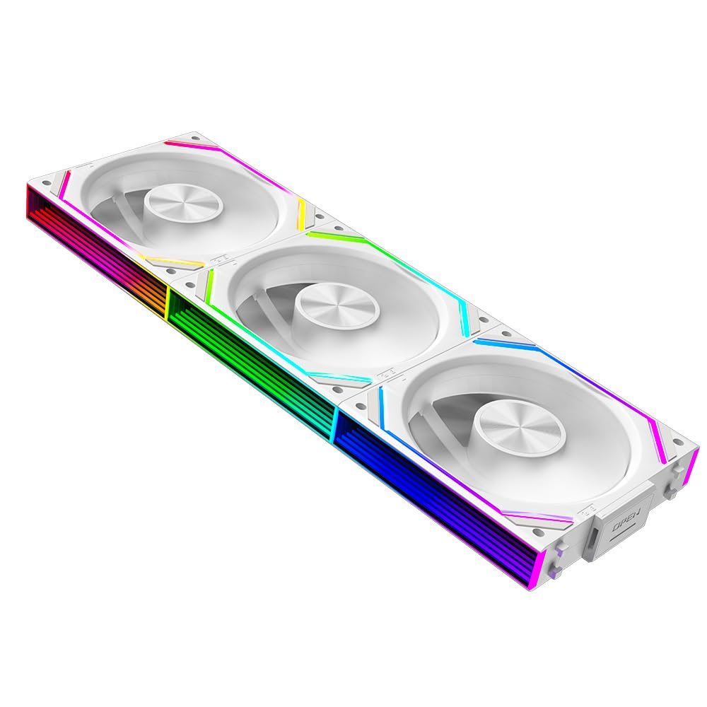 Jungle Leopard Splicing Type ARGB Case Fan Triple Pack (V2RS WH